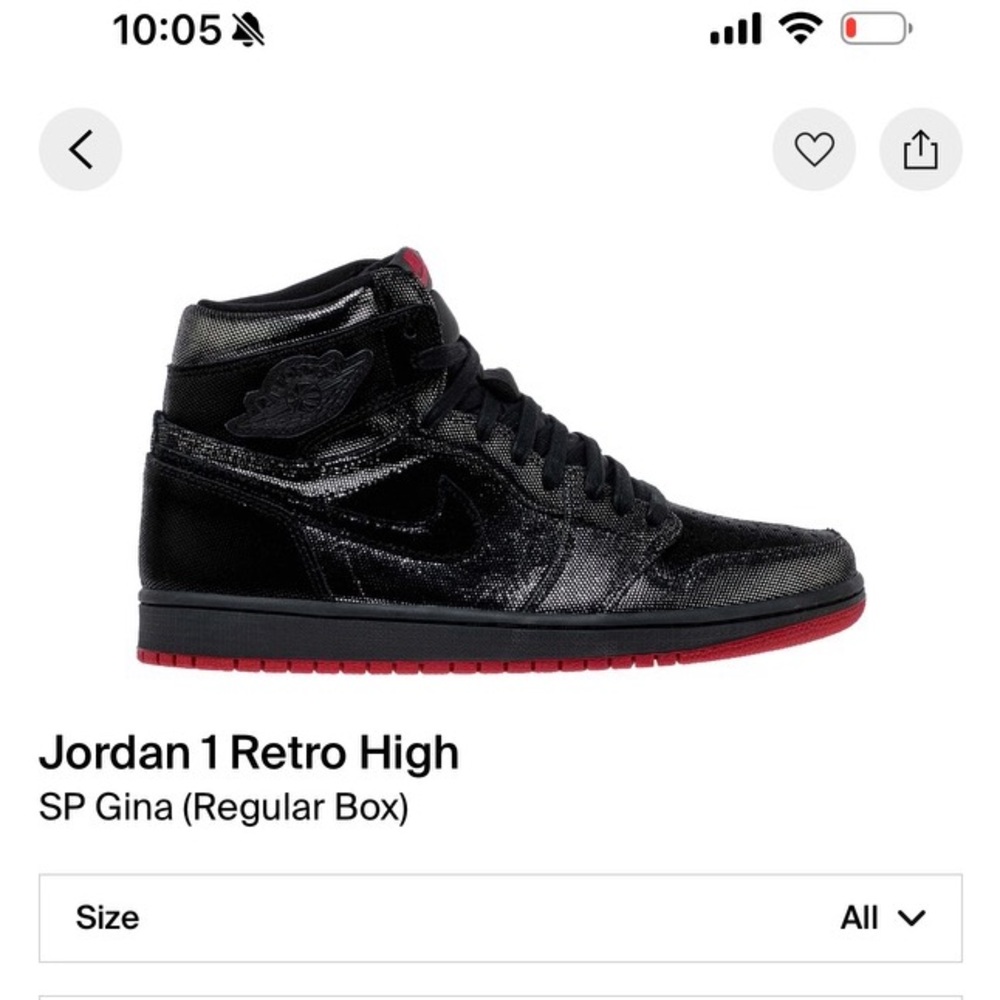 SP Gina jordan 1 retro high
